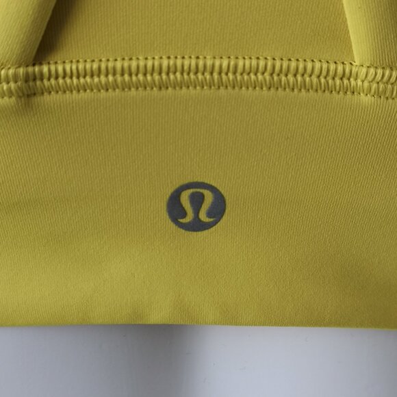 NWT LULULEMON SOLL Yellow Luxtreme Fabric B/C Cup Energy Bra Long Line 10 - Picture 5 of 7